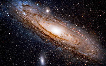 Black hole hidden in star cluster in Andromeda galaxy