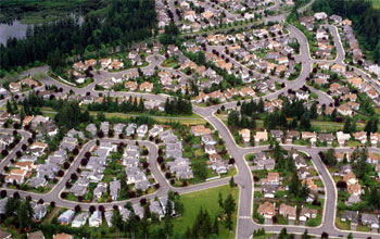 Pacific Northwest surburban development.