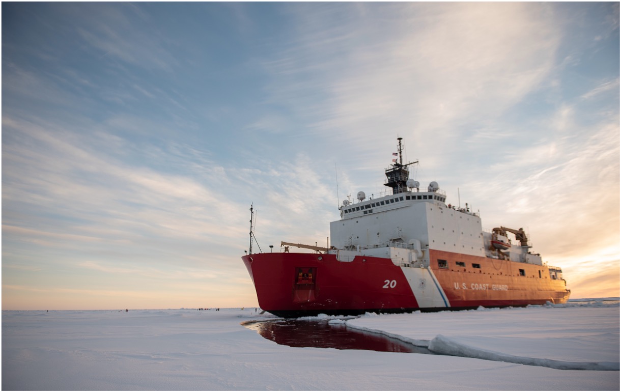 A ship on ice