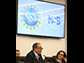 Board Member Victor McCrary and NSF Director France Córdova during a National Science Board meeting in November 2018.