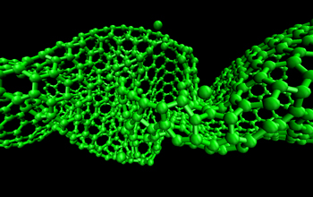 High-intensity, atomic-level sonic boomlets cause nanotubes to buckle and twist