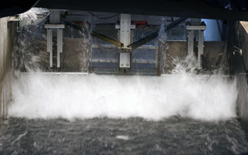 Tsunami research experiment