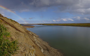 View down the Colville River