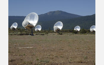 The Allen Telescope Array (ATA) in Hat Creek, Calif.