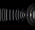 Illustration shows how light propagates.