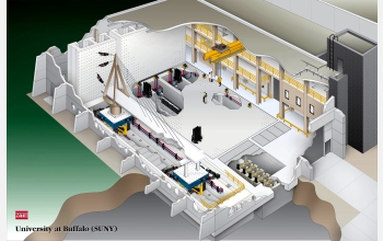 Dual shake table at UB's Structural Engineering and Earthquake Simulation Lab