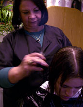 McMurdo Station barber shop