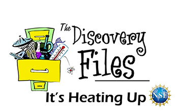 overstuffed filing cabinet with text The Discovery Files