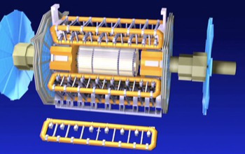 illustration of the core of the ATLAS detector