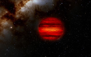 Rapidly rotating brown dwarf