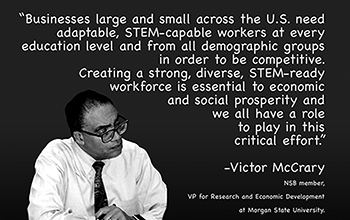 NSB member Victor McCrary on STEM