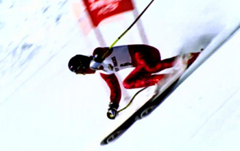 Downhill skier