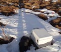 Photo of the Alaskan permafrost research site.