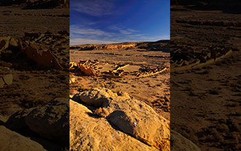 Pueblo Bonito in northern New Mexico