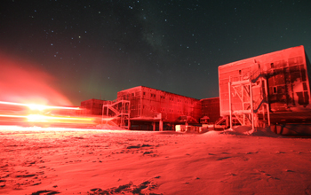 Red lights used on vehicles because their light wavelength doesn't affect science experiments