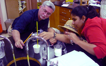 Science workshop for elementary school teachers