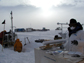 Ice core drilling in Antarctica