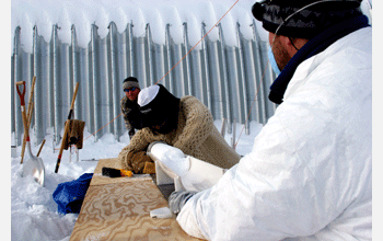 Bagging ice cores