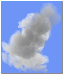Image of cumulus cloud.